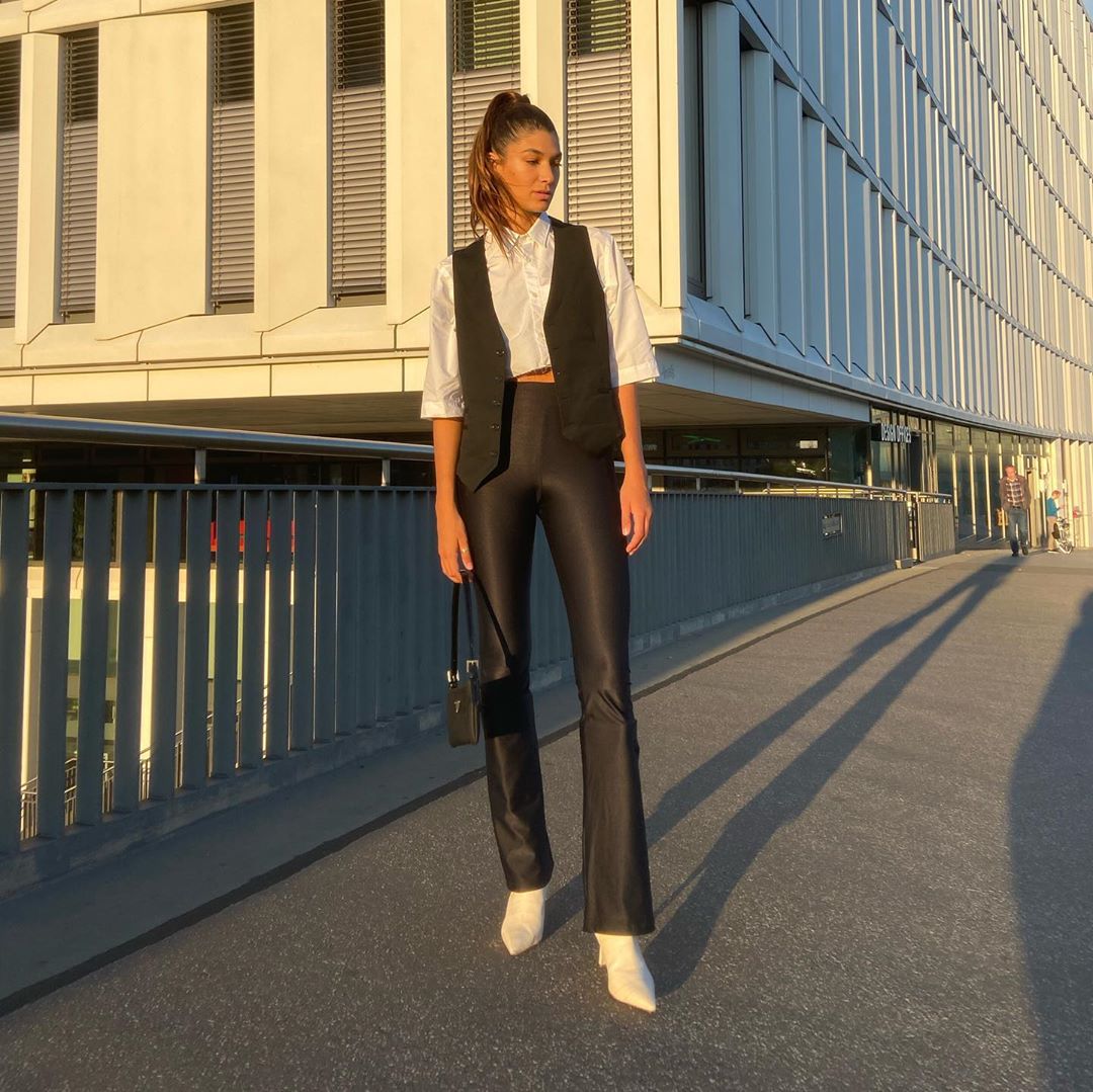 looks com colete tendencia