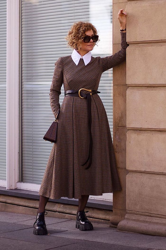 vestidos de inverno tweed